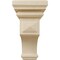 Ekena Millwork 6"W x 6 3/4"D x 12"H Large Woodruff Wood Corbel, Rubberwood CORW06X06X12WFRW - alternate 2